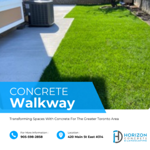 concrete walkway