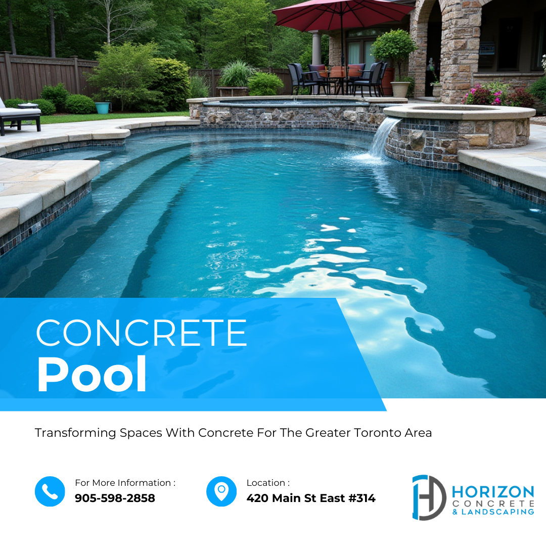 Backyard Concrete Pool