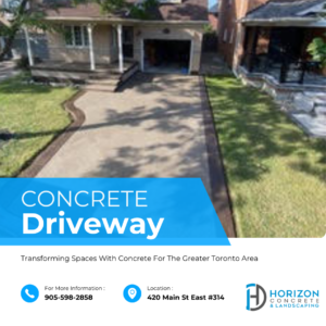 concrete driveway